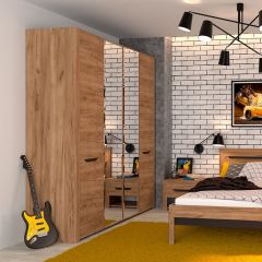 АФИНА А11а Шкаф для одежды (крафт) в Нягани - nyagan.mebel24.online | фото 2