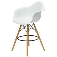 Барный стул Barneo N-153 BAR белый в Нягани - nyagan.mebel24.online | фото