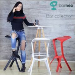 Барный стул Barneo N-227 Miura черный в Нягани - nyagan.mebel24.online | фото 2