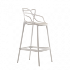 Барный стул Barneo N-235 Masters, белый, design Phillip Stark в Нягани - nyagan.mebel24.online | фото