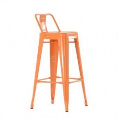 Барный стул Barneo N-242 Tolix Style 2003 Оранжевый в Нягани - nyagan.mebel24.online | фото