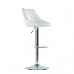 Барный стул Barneo N-83 Comfort (Комфорт) белый в Нягани - nyagan.mebel24.online | фото