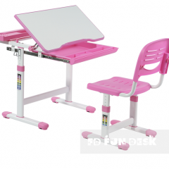 Комплект парта + стул трансформеры Cantare Pink в Нягани - nyagan.mebel24.online | фото