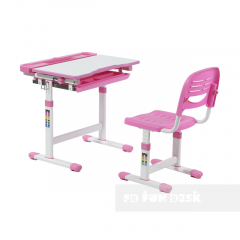 Комплект парта + стул трансформеры Cantare Pink в Нягани - nyagan.mebel24.online | фото 2