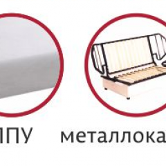 Диван Аккордеон 1400 (без подлокотников) в Нягани - nyagan.mebel24.online | фото 3