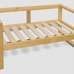 Диван угловой Д-4 Правый (Беж/Темный дуб) в Нягани - nyagan.mebel24.online | фото 5