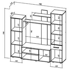 ИБИЦА Гостиная (ЯШС/ЯШТ) в Нягани - nyagan.mebel24.online | фото 2