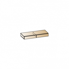 Гостиная Камелия Композиция 1 (Гикори Джексон темный) в Нягани - nyagan.mebel24.online | фото 7