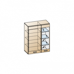 Гостиная Камелия Композиция 1 (Гикори Джексон темный) в Нягани - nyagan.mebel24.online | фото 9