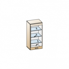 Гостиная Камелия Композиция 8 (Гикори Джексон темный) в Нягани - nyagan.mebel24.online | фото 8