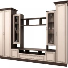 Гостиная Маргарита (Дуб Венге/Дуб Белфорд) в Нягани - nyagan.mebel24.online | фото 2
