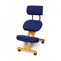 Коленный стул со спинкой Smartstool KW02В + Чехлы в Нягани - nyagan.mebel24.online | фото 3