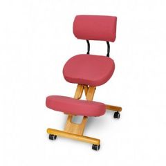 Коленный стул со спинкой Smartstool KW02В + Чехлы в Нягани - nyagan.mebel24.online | фото 5