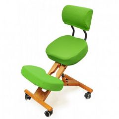 Коленный стул со спинкой Smartstool KW02В + Чехлы в Нягани - nyagan.mebel24.online | фото 6