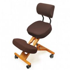 Коленный стул со спинкой Smartstool KW02В + Чехлы в Нягани - nyagan.mebel24.online | фото 7