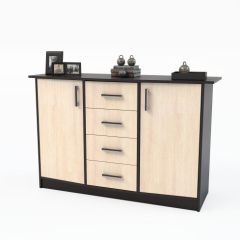 Комод К-2.1 (Венге/Дуб молочный) в Нягани - nyagan.mebel24.online | фото