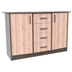Комод К-2.1 (Ясень анкор/Дуб сакраменто) в Нягани - nyagan.mebel24.online | фото