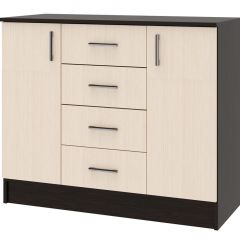 СОФИЯ Комод К1000 2Д (венге/дуб белфорт) в Нягани - nyagan.mebel24.online | фото