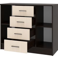 СОФИЯ Комод К1000 2Д (венге/дуб белфорт) в Нягани - nyagan.mebel24.online | фото 2