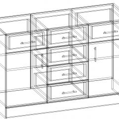 СОФИЯ Комод К1200 2Д (венге/дуб белфорт) в Нягани - nyagan.mebel24.online | фото 3