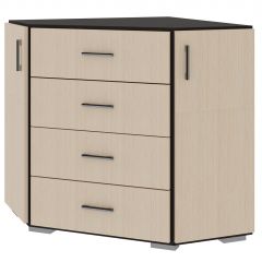 СОФИЯ Комод угловой К780 (венге/дуб белфорд) в Нягани - nyagan.mebel24.online | фото