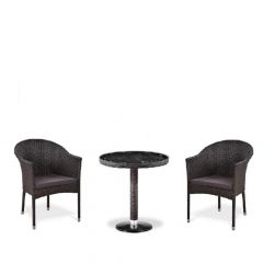 Комплект плетеной мебели T601/Y350A-W53 Brown (2+1) в Нягани - nyagan.mebel24.online | фото