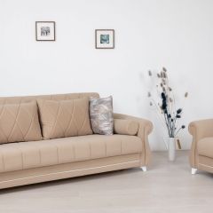 Комплект Роуз ТД 412 диван-кровать + кресло + комплект подушек в Нягани - nyagan.mebel24.online | фото