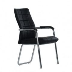 Кресло Barneo K-14 для посетителей и переговорных (черный) в Нягани - nyagan.mebel24.online | фото