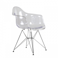 Кресло Barneo N-14-14 SteelMold прозрачный в Нягани - nyagan.mebel24.online | фото