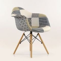 Кресло Barneo N-14 Patchwork трехцветный в Нягани - nyagan.mebel24.online | фото 5