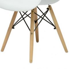 Кресло Barneo N-14 WoodMold белый в Нягани - nyagan.mebel24.online | фото 2