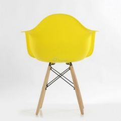 Кресло Barneo N-14 WoodMold желтый в Нягани - nyagan.mebel24.online | фото 3