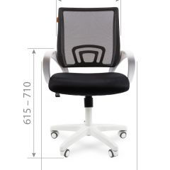 Кресло для оператора CHAIRMAN 696 white (ткань TW-19/сетка TW-69) в Нягани - nyagan.mebel24.online | фото 5
