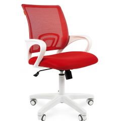 Кресло для оператора CHAIRMAN 696 white (ткань TW-19/сетка TW-69) в Нягани - nyagan.mebel24.online | фото