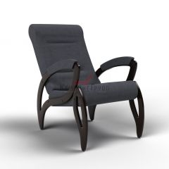 Кресло для отдыха Зельден 20-Т-ГР (тканьвенге) ГРАФИТ в Нягани - nyagan.mebel24.online | фото