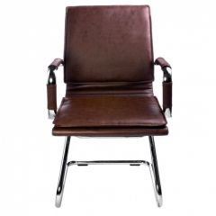 Кресло для посетителя Бюрократ CH-993-Low-V/Brown коричневый в Нягани - nyagan.mebel24.online | фото 4