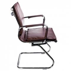 Кресло для посетителя Бюрократ CH-993-Low-V/Brown коричневый в Нягани - nyagan.mebel24.online | фото 2