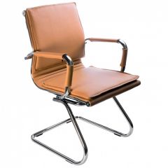 Кресло для посетителя Бюрократ CH-993-Low-V/Camel светло-коричневый в Нягани - nyagan.mebel24.online | фото 1