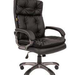 Кресло для руководителя  CHAIRMAN 442 (экокожа черная) в Нягани - nyagan.mebel24.online | фото 2