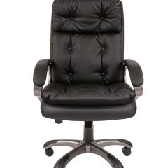 Кресло для руководителя  CHAIRMAN 442 (экокожа черная) в Нягани - nyagan.mebel24.online | фото 1