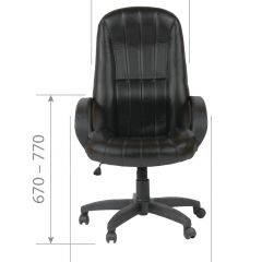 Кресло для руководителя  CHAIRMAN 685 (экокожа черный) в Нягани - nyagan.mebel24.online | фото 5