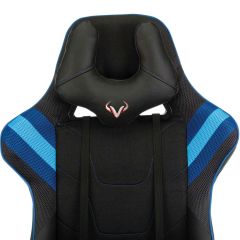 Кресло игровое Бюрократ VIKING 4 AERO BLUE черный/синий в Нягани - nyagan.mebel24.online | фото 6