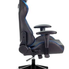 Кресло игровое Бюрократ VIKING 4 AERO BLUE черный/синий в Нягани - nyagan.mebel24.online | фото 8