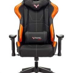 Кресло игровое Бюрократ VIKING 5 AERO ORANGE черный/оранжевый в Нягани - nyagan.mebel24.online | фото 3