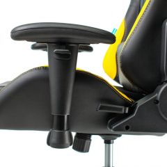 Кресло игровое Бюрократ VIKING 5 AERO YELLOW черный/желтый в Нягани - nyagan.mebel24.online | фото 5