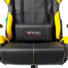 Кресло игровое Бюрократ VIKING 5 AERO YELLOW черный/желтый в Нягани - nyagan.mebel24.online | фото 7