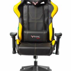 Кресло игровое Бюрократ VIKING 5 AERO YELLOW черный/желтый в Нягани - nyagan.mebel24.online | фото 3