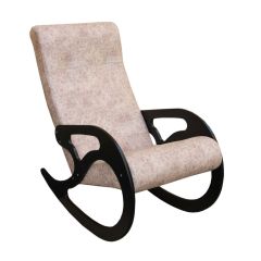 Кресло-качалка №2 (велюр Флора 003/венге) в Нягани - nyagan.mebel24.online | фото
