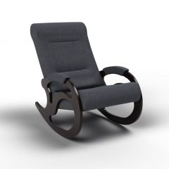 Кресло-качалка Вилла 11-Т-ГР (тканьвенге) ГРАФИТ в Нягани - nyagan.mebel24.online | фото 1