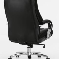 Кресло офисное BRABIX PREMIUM "Bomer HD-007" (рециклированная кожа, хром, черное) 531939 в Нягани - nyagan.mebel24.online | фото 4